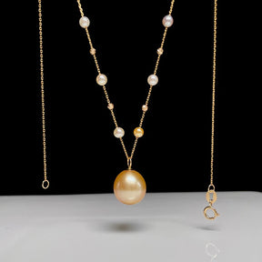 Colar Lumari em Ouro 18k com Pérola Akoya