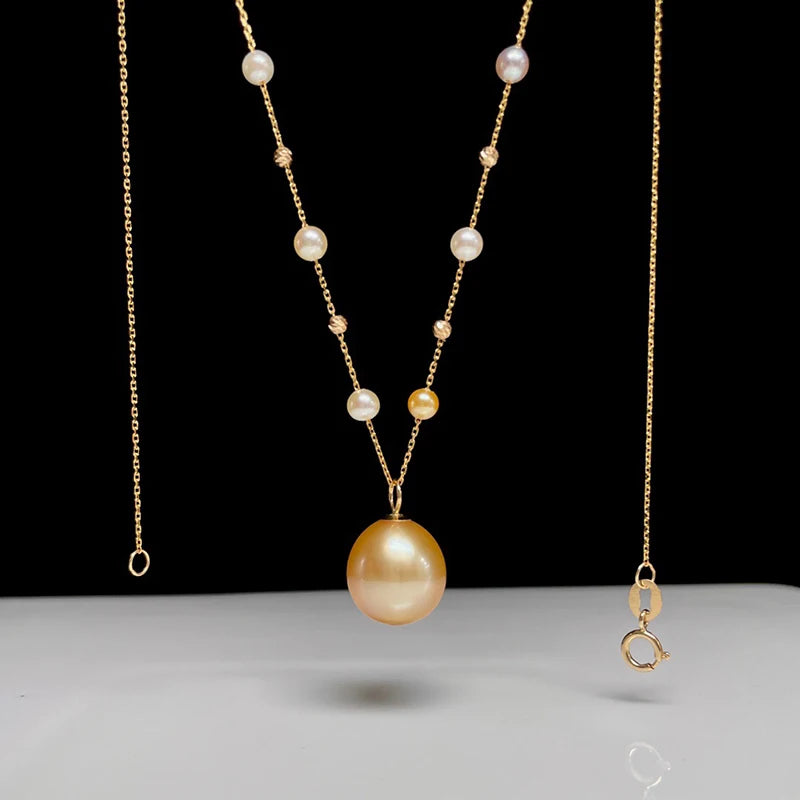 Colar Lumari em Ouro 18k com Pérola Akoya