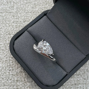 Anel Virel Moissanite Deluxe Gota 3Ct