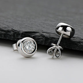 Brinco Orbé Ponto de Luz Moissanite Deluxe 0.5CT