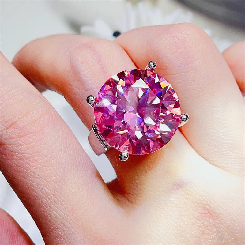 Anel La Belle com Moissanite 20Ct