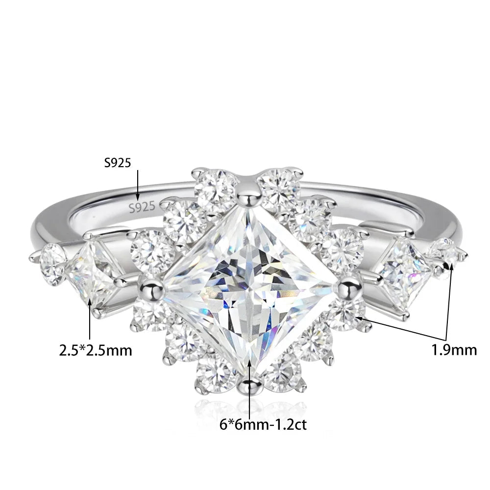 Anel Altesse Cravejado Moissanite Deluxe