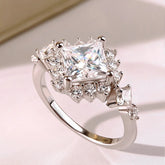 Anel Altesse Cravejado Moissanite Deluxe