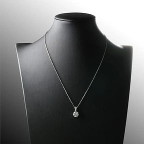 Colar Belle com Pedra Moissanite 1Ct ou 2Ct - Ollys Design