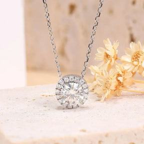 Colar Aurem Prata 925 Moissanite Deluxe