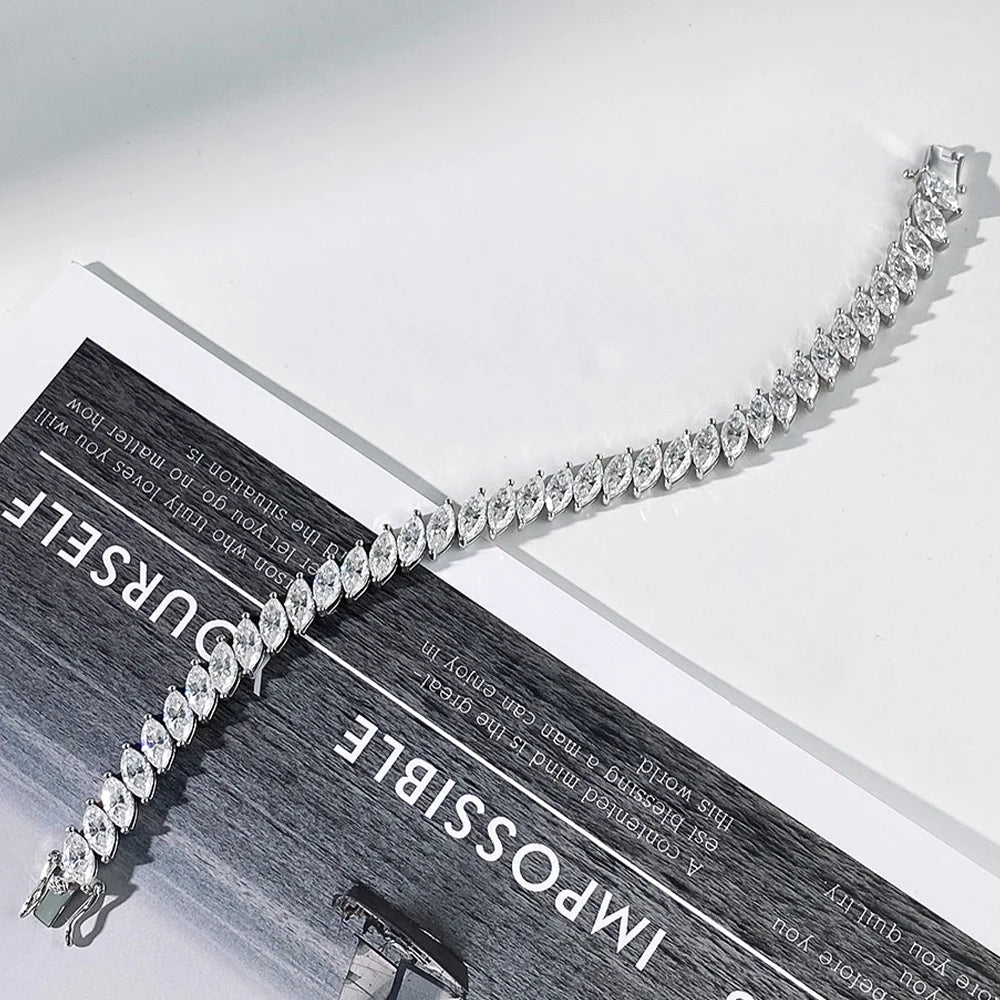 Pulseira Riviera Navelli com Moissanite 0.5Ct