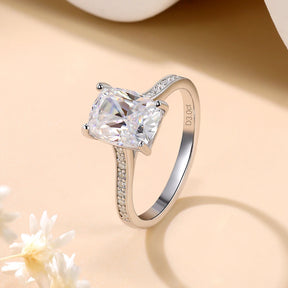 Anel Solitário Monet Moissanite Deluxe 3CT