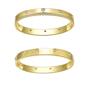 Pulseira L’Exquise Banhada a Ouro 18k e Moissanite