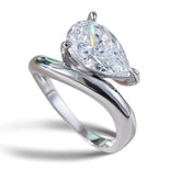 Anel Virel Moissanite Deluxe Gota 3Ct