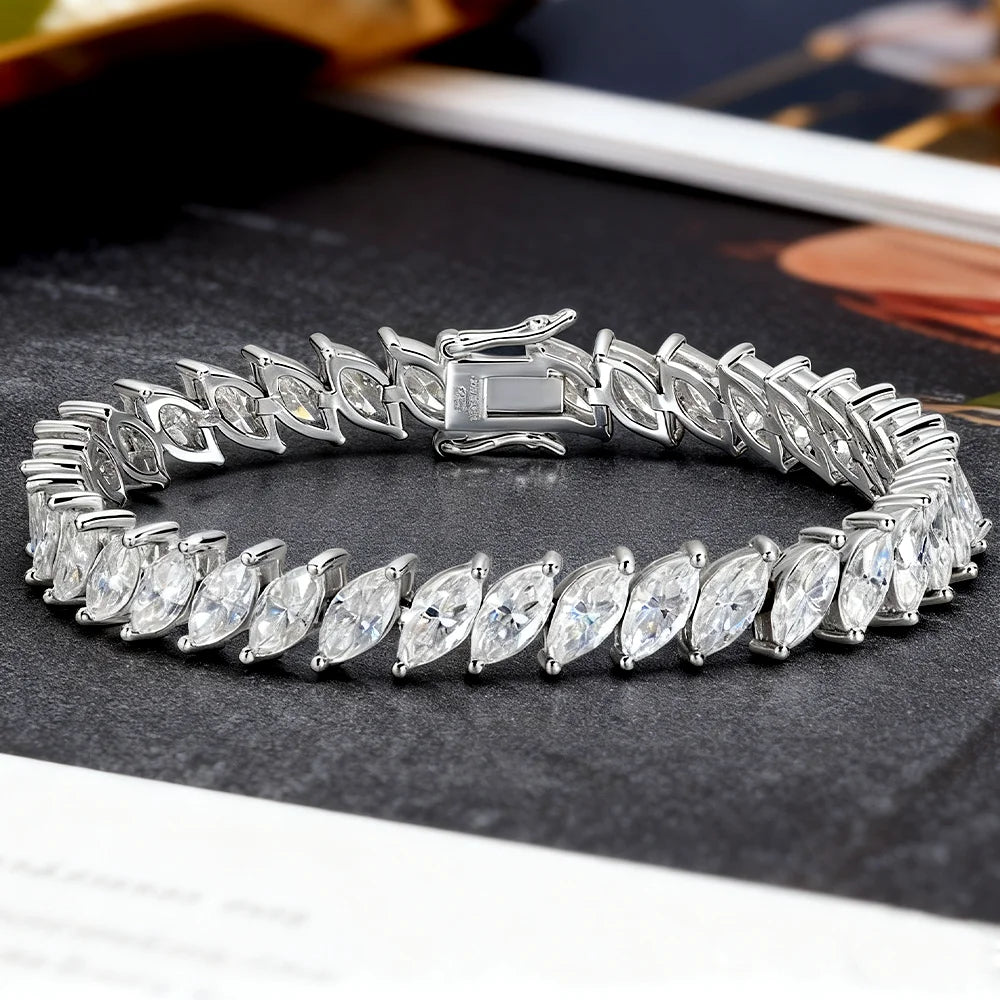 Pulseira Riviera Nivelli com Moissanite 0.5Ct