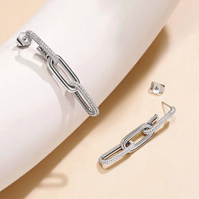 Brinco Calyra Cravejado com Moissanite