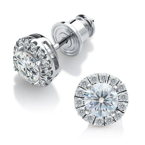Brinco Aurem Ponto de luz Moissanite