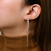Brinco Palito Banhado a Ouro 18K e Moissanite - Ollys Design