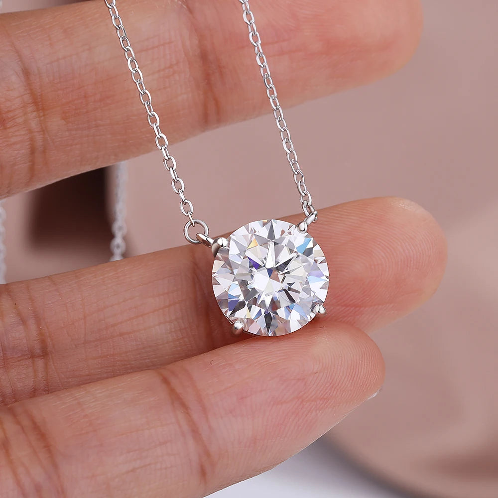 Colar Lina Ponto de Luz Moissanite Deluxe
