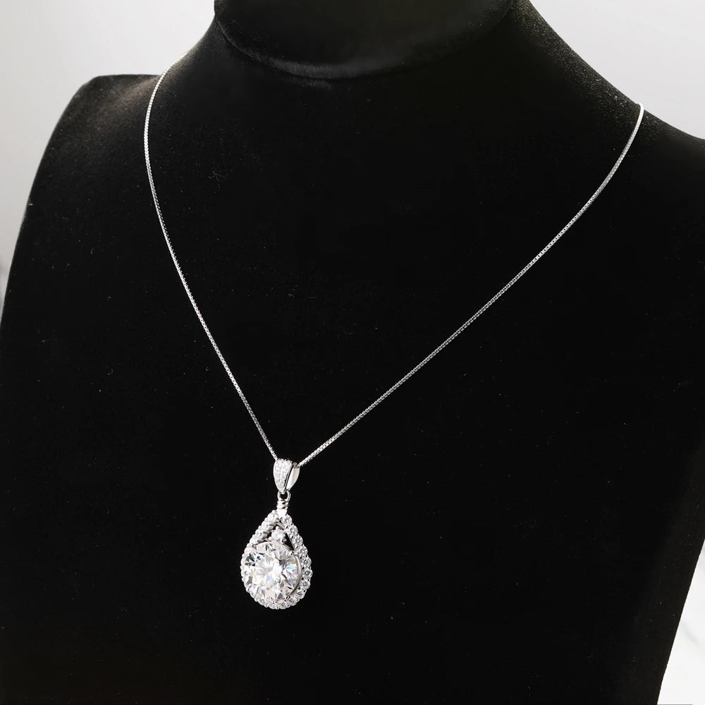 Colar Imperatriz com Moissanite 10Ct