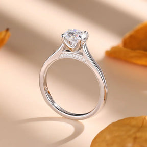Anel Solitário Elowen com Moissanite 1Ct