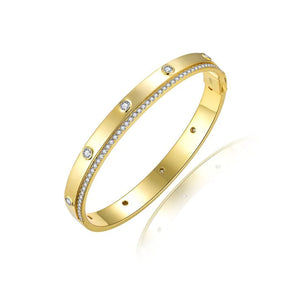 Pulseira L’Exquise Banhada a Ouro 18k e Moissanite