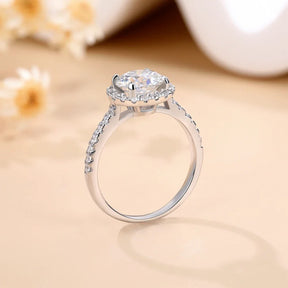 Anel Aurem Prata 925 Moissanite Deluxe