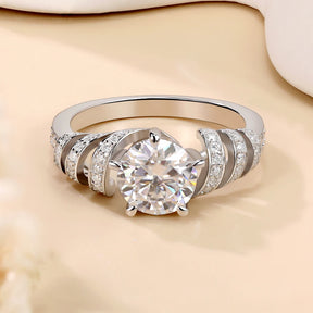 Anel Solitário Enlace Moissanite Deluxe 1,5CT
