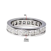 Anel Souveraine Cravejado Moissanite Deluxe Lab Grown